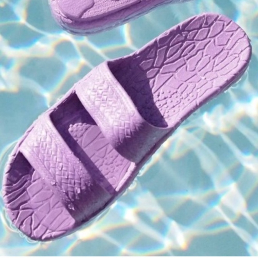 Pali Hawaii Lilac Purple Jandals (“Hawaiian Jesus Sandals”), Size 10